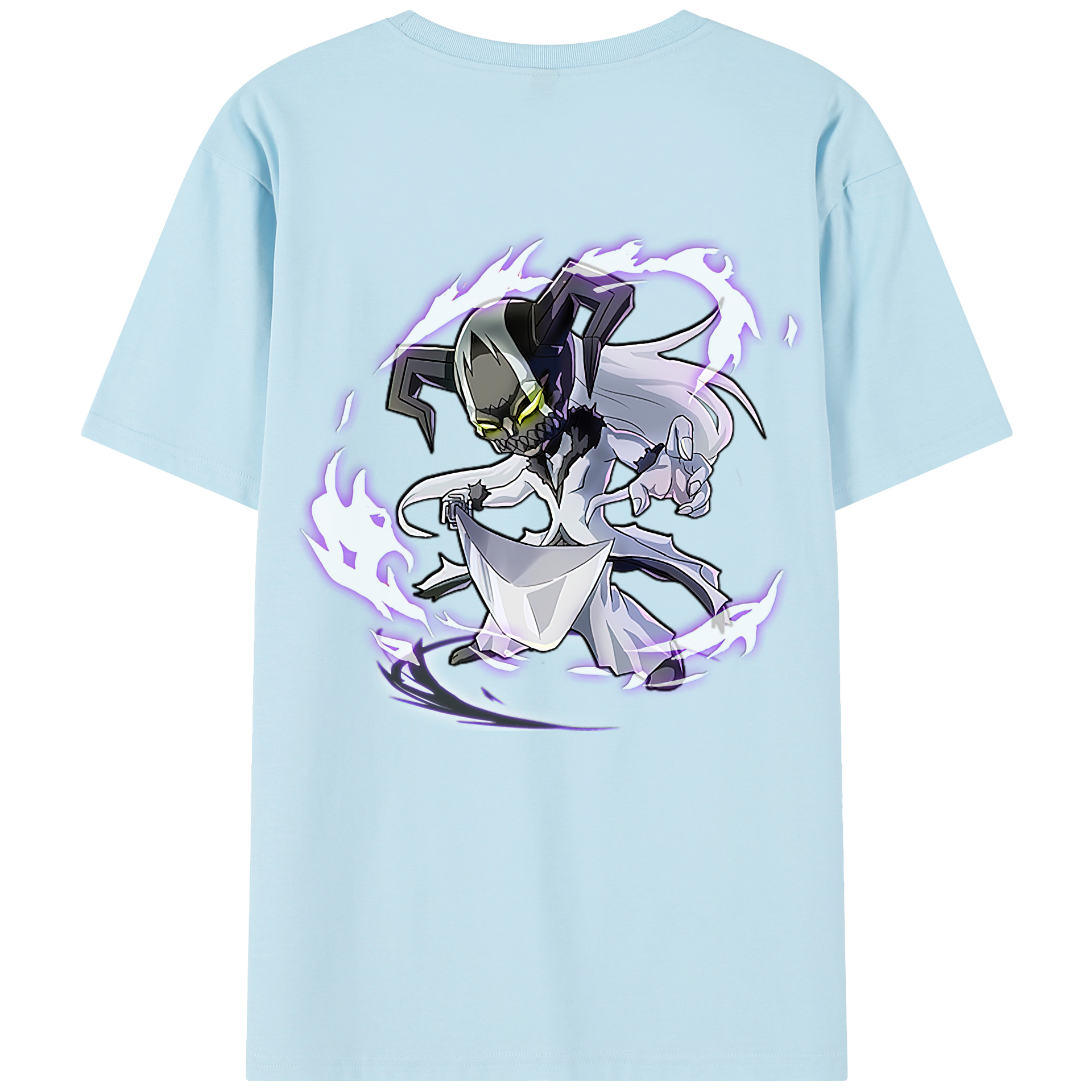 （画像用） ブリーチ 黒崎一護（くろさき いちご）BLEACH Kurosaki Ichigo 綿100％半袖Tシャツ（背面プリント）